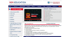 Desktop Screenshot of m2k-education.com